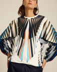 Bluza Meteor White S.E. COLORAT – autorski print Meteor, zdjęcie 2