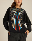 Bluza Meteor Black S.E. COLORAT – autorski print Meteor