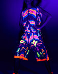 Pantalones cortos fluorescentes
