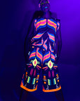 Pantalones cortos fluorescentes