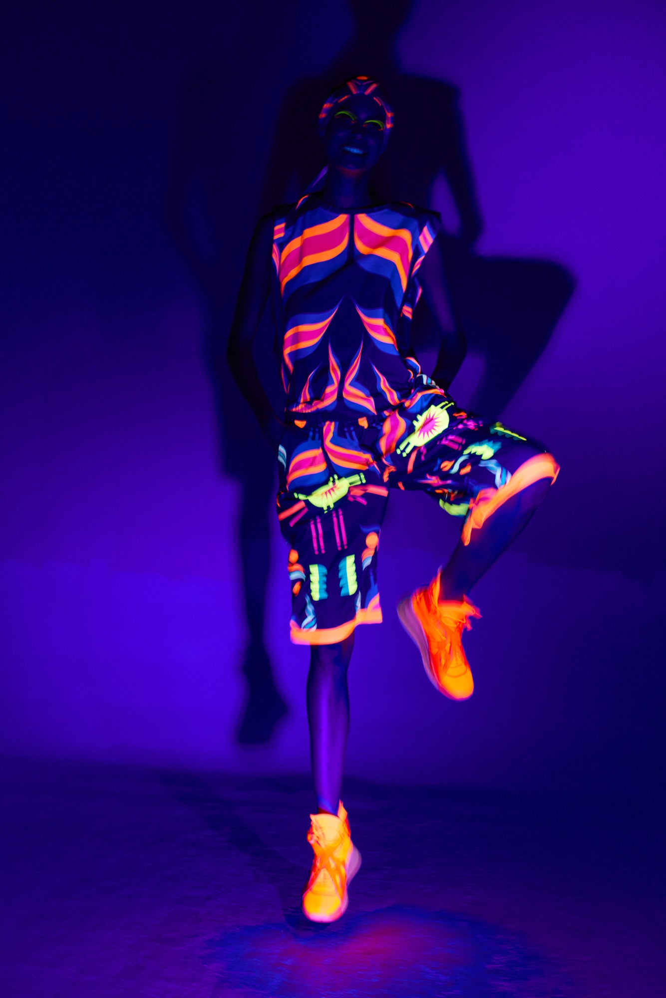 Pantalones cortos fluorescentes