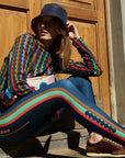 Legginsy Point Colorat