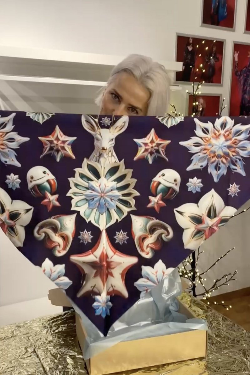 Weihnachtsschal