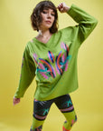 Bluza Green Smoczyce - COLORAT