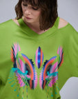 Bluza Green Smoczyce - COLORAT