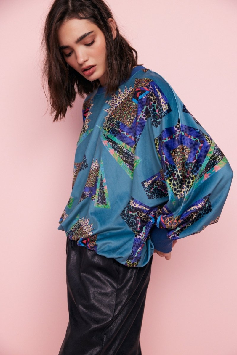 Sweat-shirt Turkus Wataha
