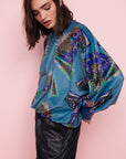 Sweat-shirt Turkus Wataha