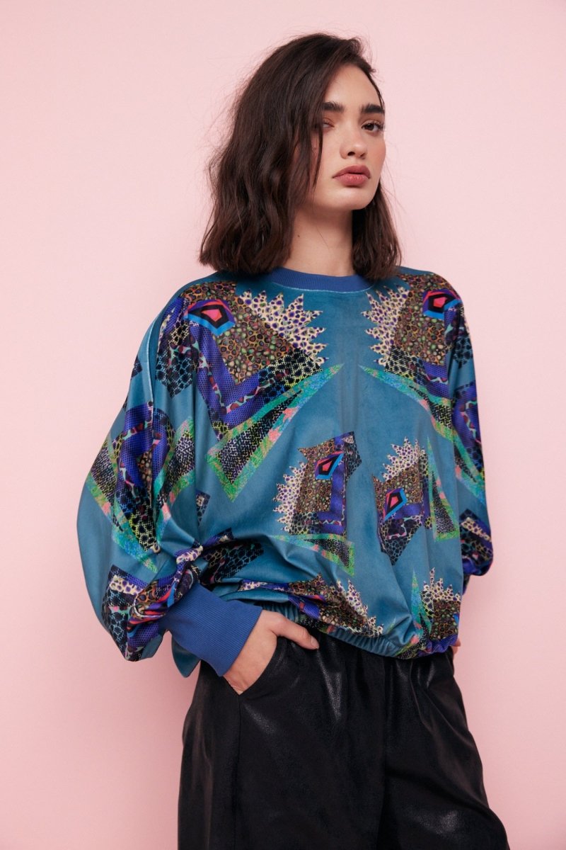 Sweat-shirt Turkus Wataha