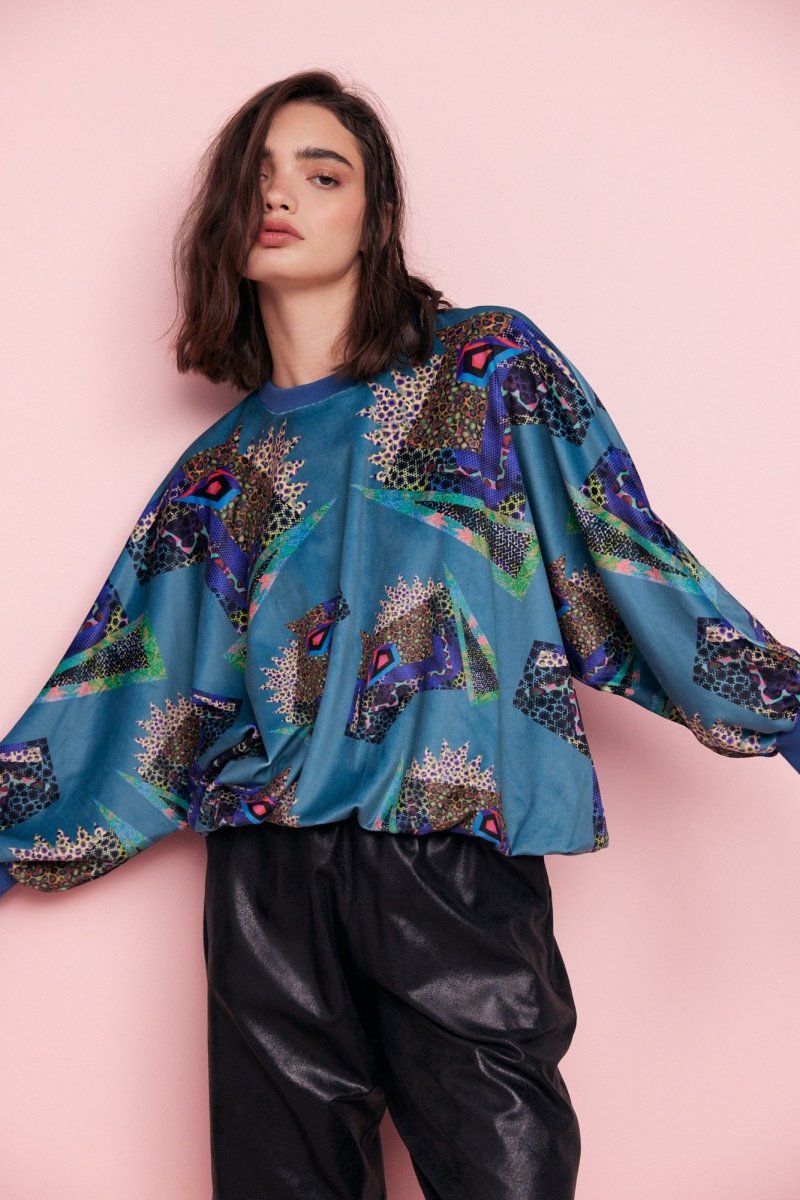 Sweat-shirt Turkus Wataha