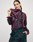 Bluzka Burgund Maori II - COLORAT