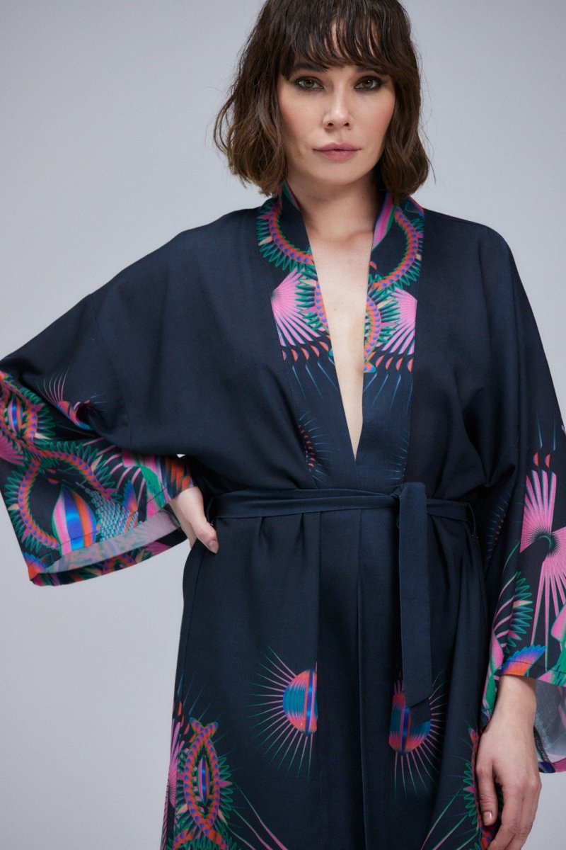 Dragonne en kimono