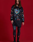 Leggings Herz Schwarz