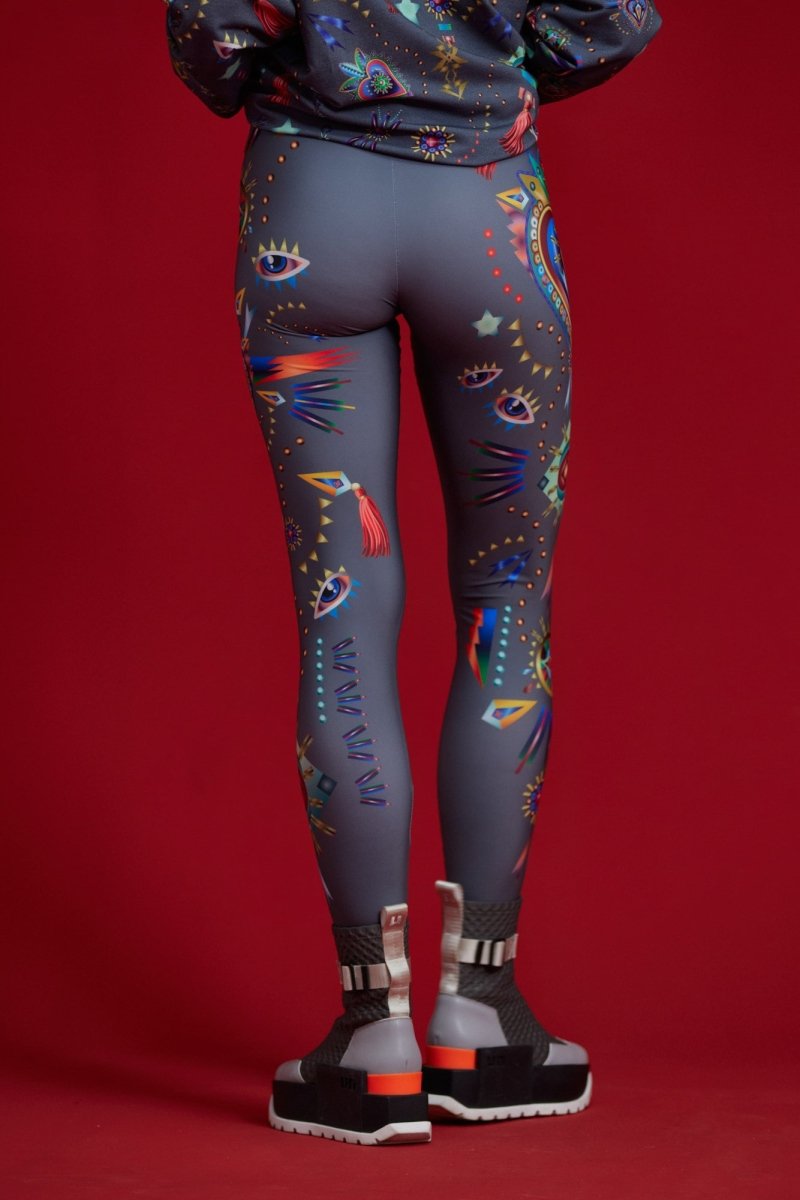 Legginsy Herz Grau