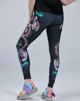 Legginsy Smoczyce Black - COLORAT