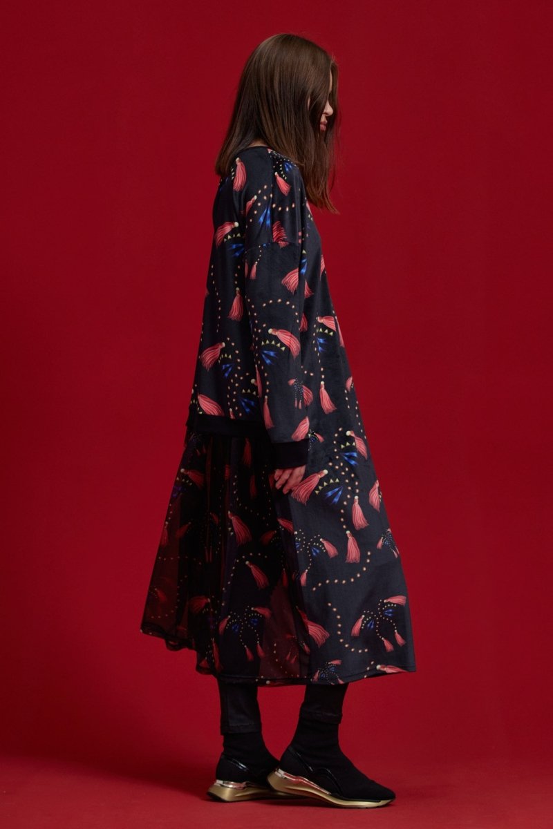 Kleid mit Herzausschnitt