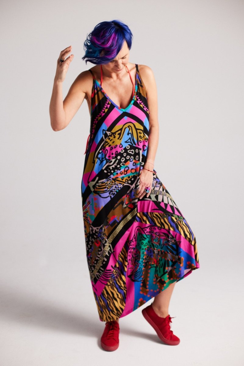 Langes Zulu-Kleid
