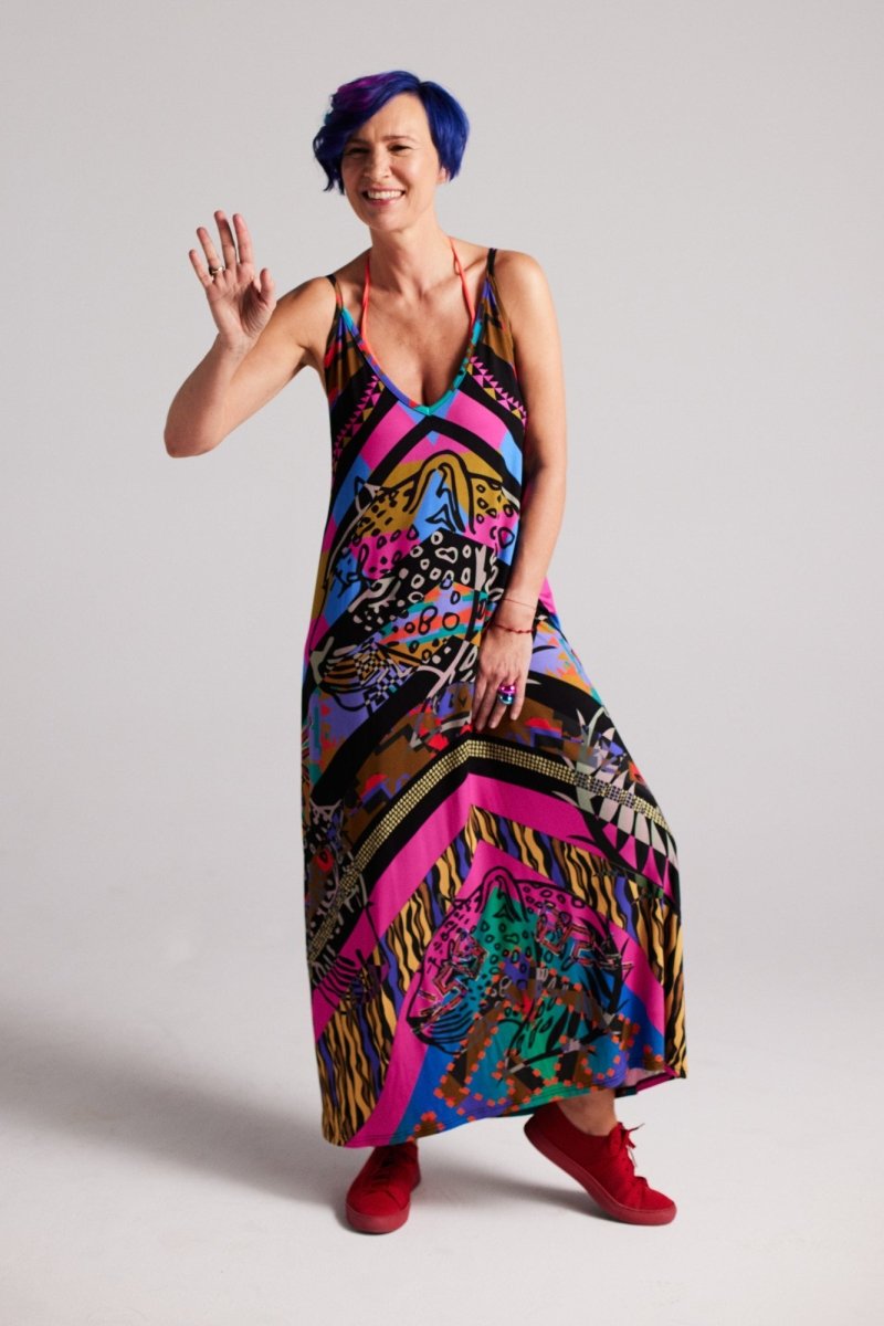Langes Zulu-Kleid