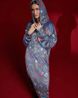 Suknia Heart Grey & Navy - COLORAT