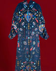Suknia Heart Grey & Navy - COLORAT