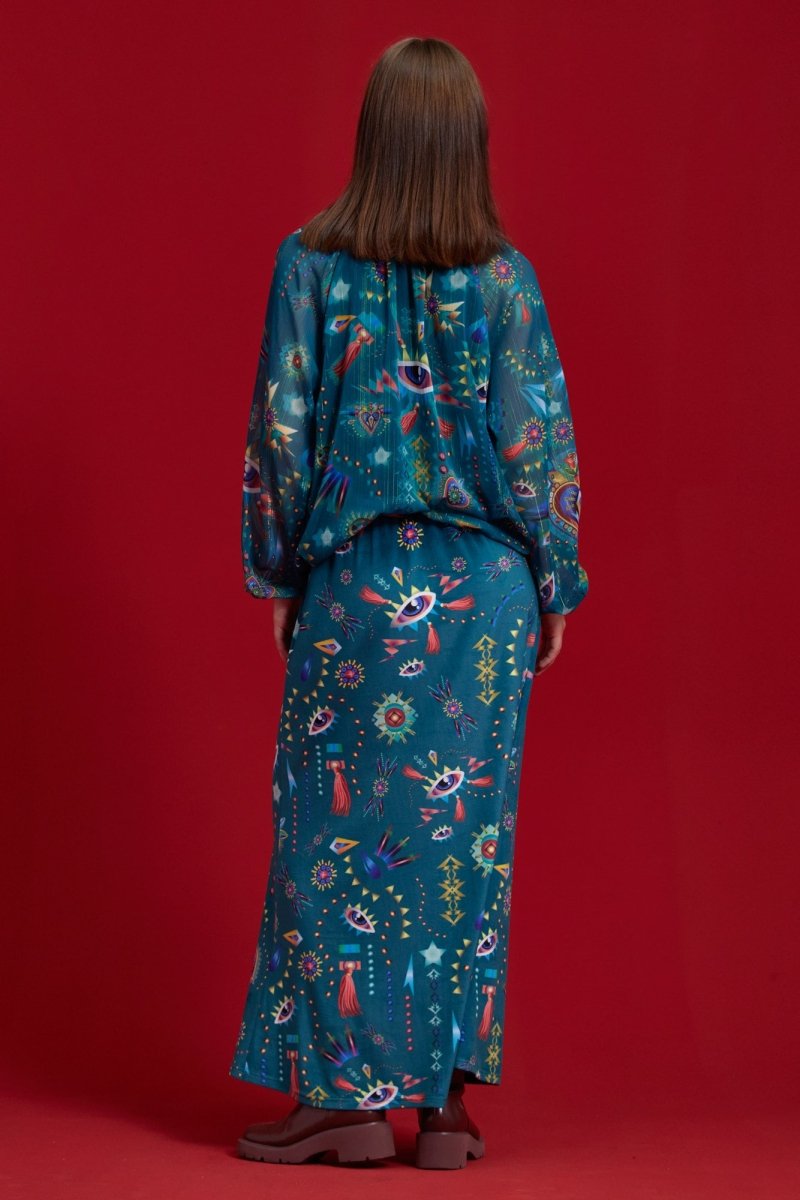 Robe Coeur Turquoise