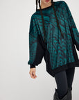 Túnica Oversize Verde Maori