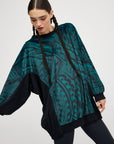 Túnica Oversize Verde Maori