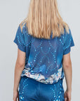 T-Shirt Blue Snow Leo