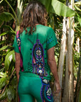 Legginsy Totem Green - COLORAT