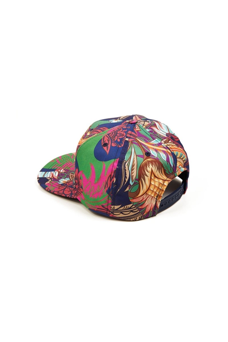 Casquette fleurie