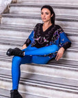 Legginsy Imperial Blue