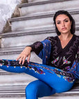 Legginsy Imperial Blue