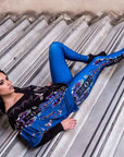 Legginsy Imperial Blue