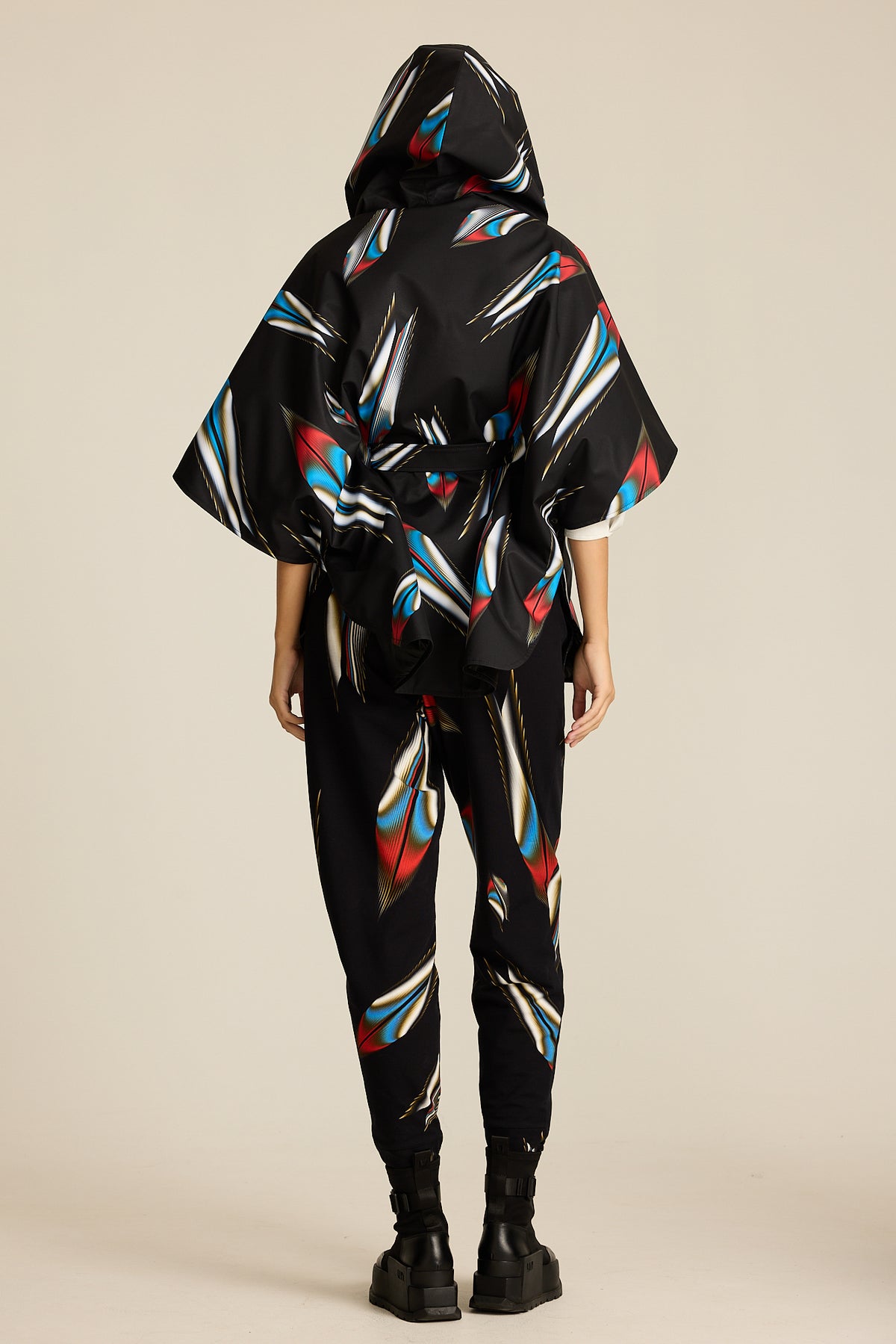 Poncho Meteor COLORAT – autorski print Meteor, zdjęcie 7