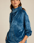 Bluza Meteor Full Blue COLORAT – autorski print Meteor