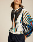 Bluza Meteor White S.E. COLORAT – autorski print Meteor, zdjęcie 4
