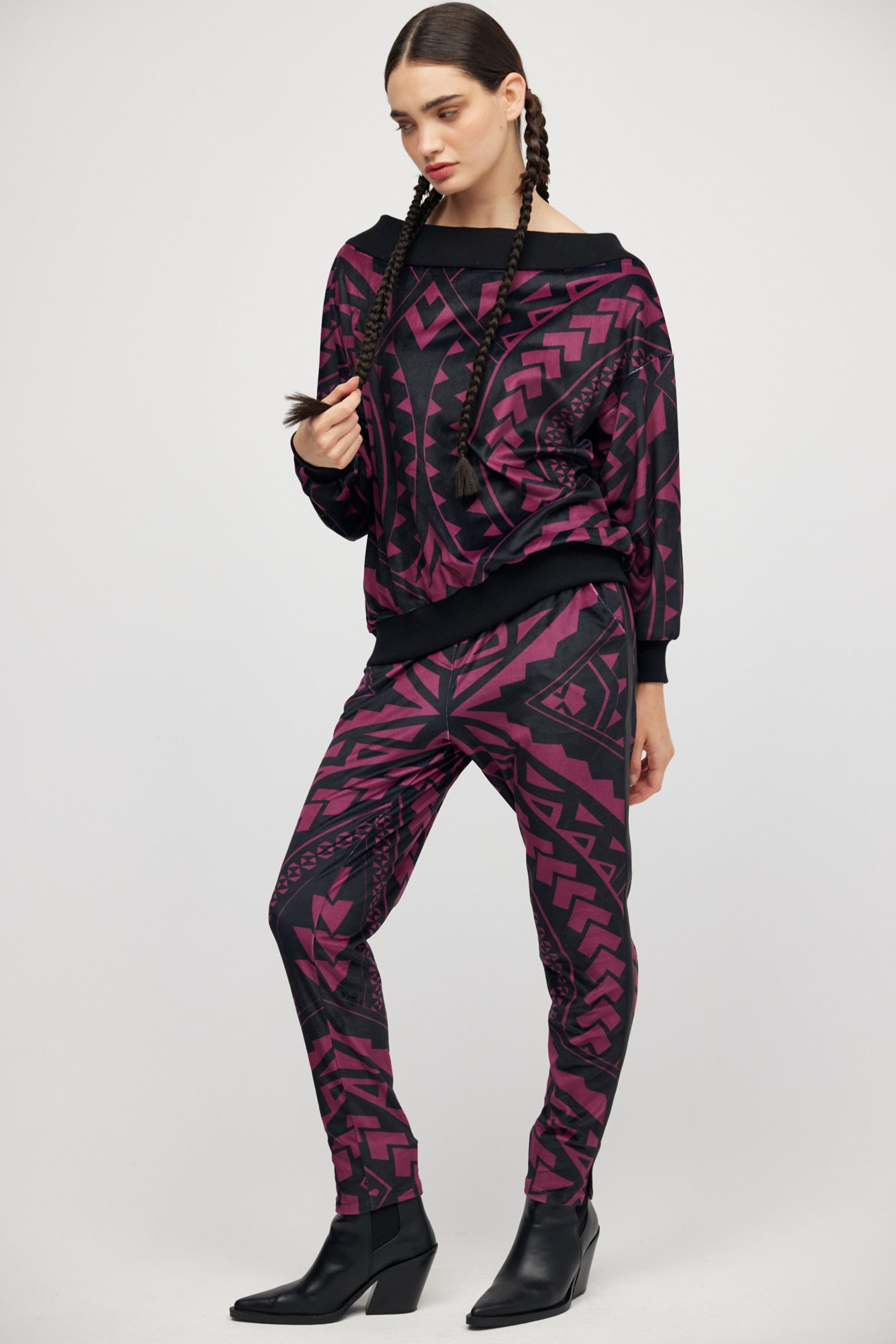 Sudadera Burdeos Maori