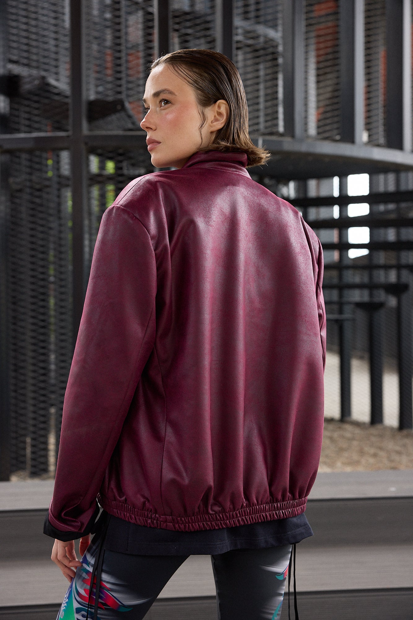 Marynarka Horse Burgund