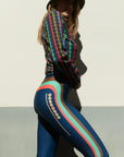 Legginsy Point Colorat