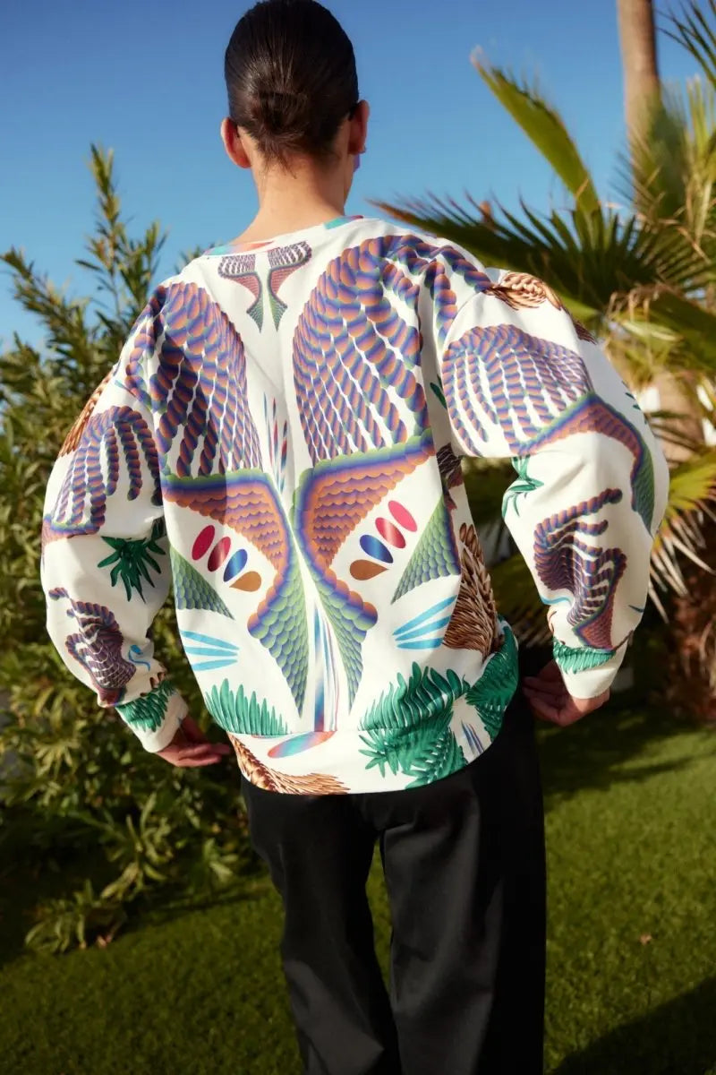 Bluza Botanica White - COLORAT