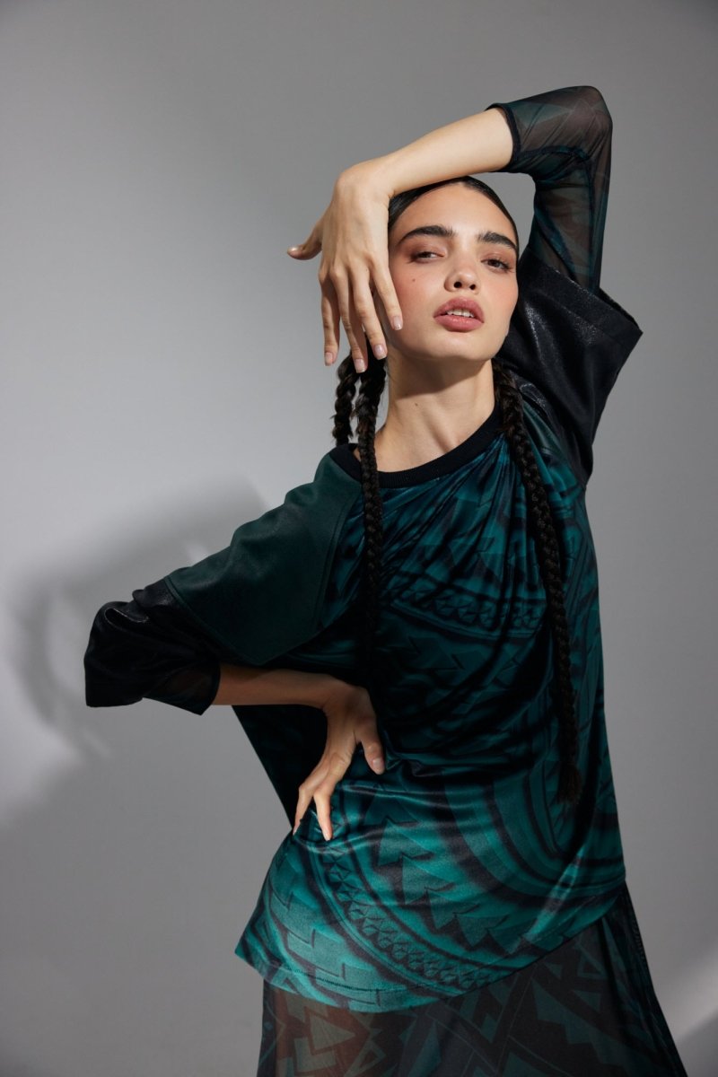 Blusa Mix Verde Maori