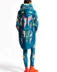 Chaqueta impermeable fluorescente
