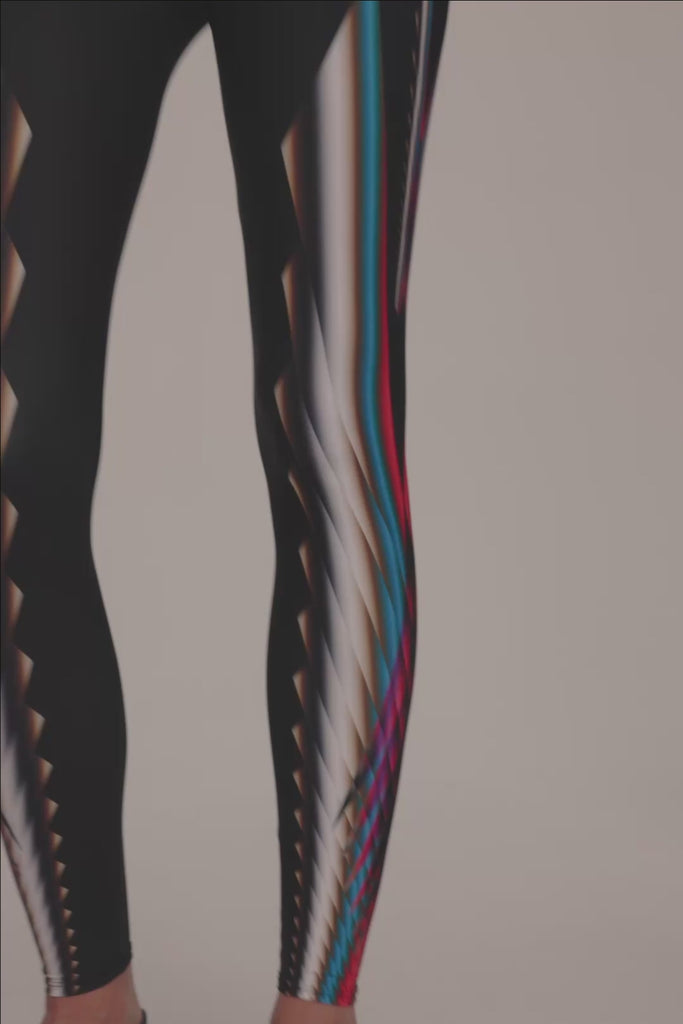 Legginsy Meteor COLORAT – film z autorskim printem Meteor