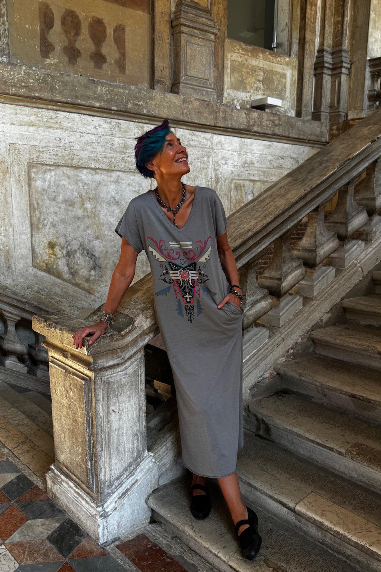 Vestido Blue Smoczyce