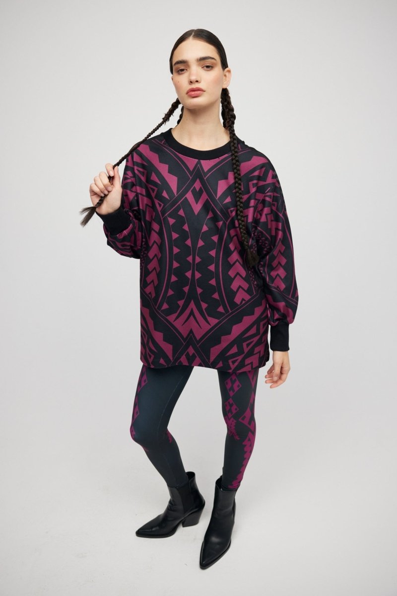 Túnica Burdeos Maori